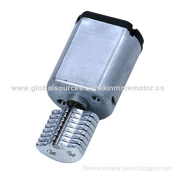 DC Vibrator Motor with Metal Brush for Machines, Plastic End Cap